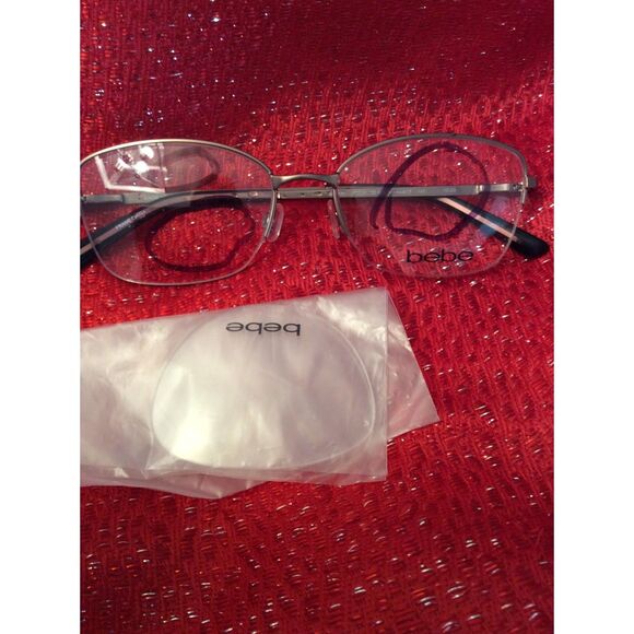 New Frames Bebe Rose Gold Womens Eye Wear Glasses - Picture 1 of 4